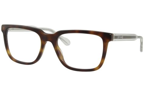 Gucci GG0560O 006 Eyeglasses Men's Havana/Crystal Full Rim 